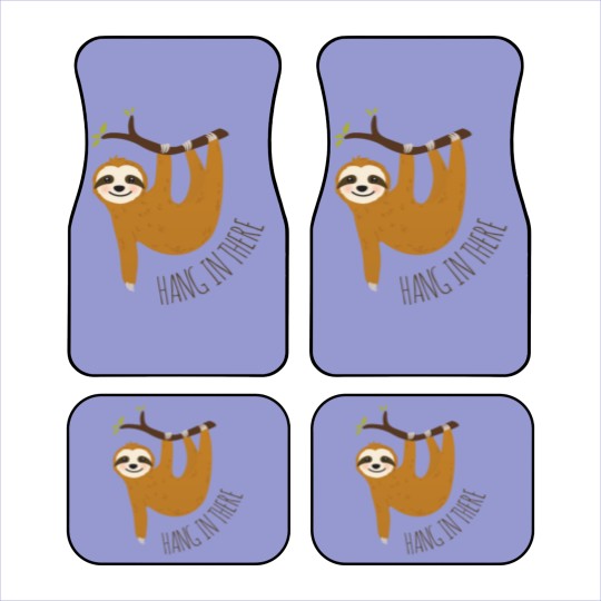 Discover Adorable sloth hang in there quot Car Mats