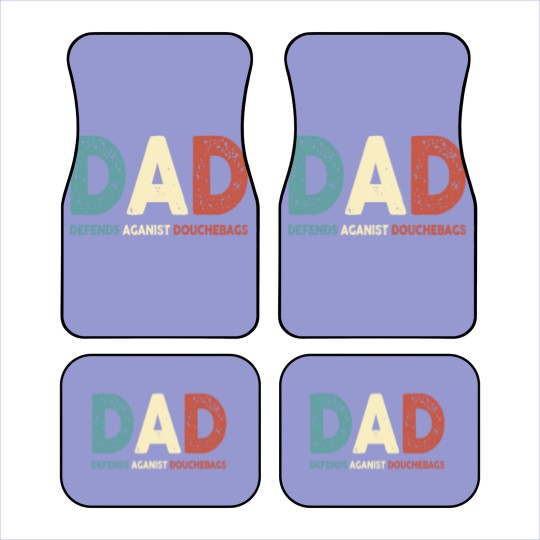 Discover Dad Defends Aganist Douchebags Car Mats