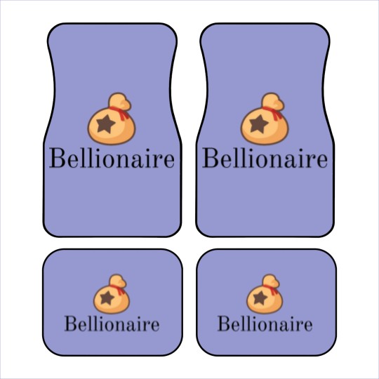 Discover Animal Crossing Bellionaire Car Mats
