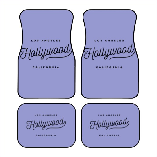 Discover hollywood los angeles Car Mats
