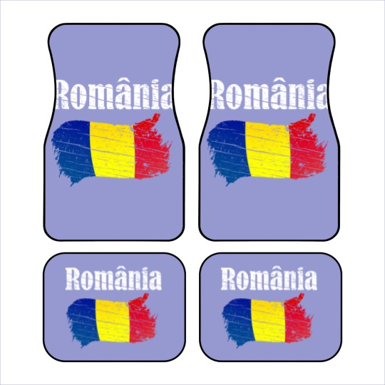 Discover Romania Romanian Flag Vintage Graphic Romania Love Car Mats