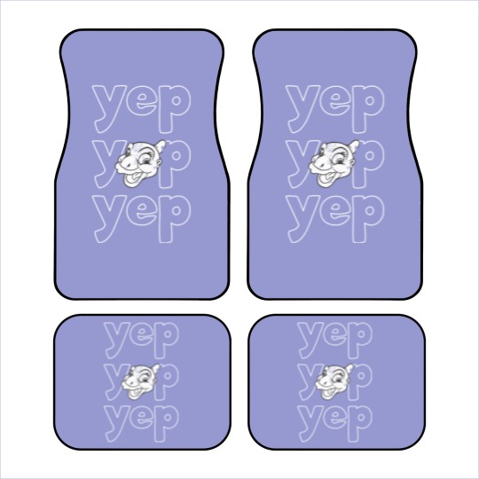 Discover Land Before Time Ducky Yep Yep Yep Bubble Text Quo Car Mats