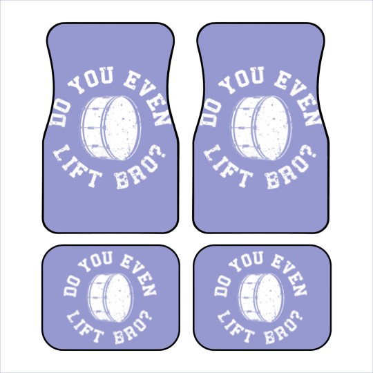Discover Marching Band Bass Drum Funny Drummer Car Mats