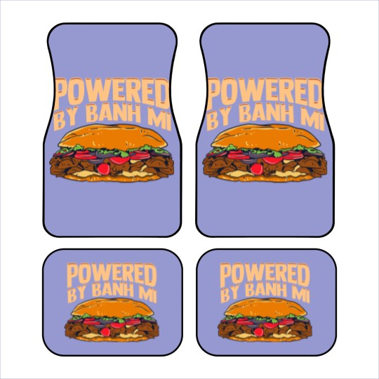 Discover Powered By Banh Mi Funny Vietnamese Food Gift Car Mats