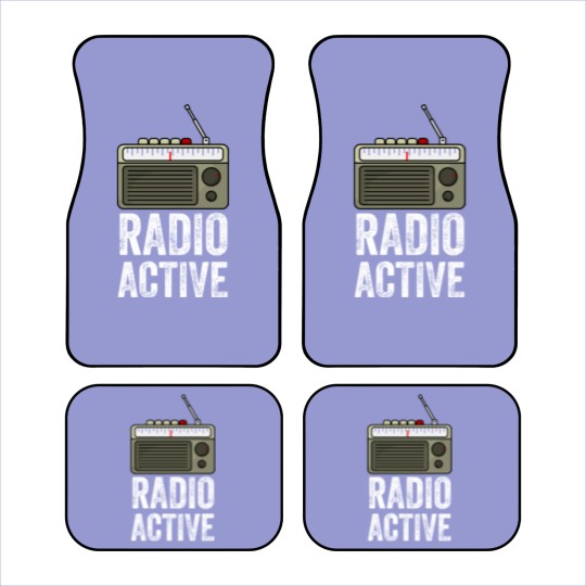 Discover Radio Active HAM Radio Gift Radio Operator Car Mats