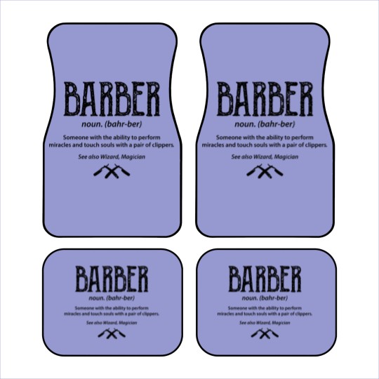 Discover Barber Definition - Barber Car Mats