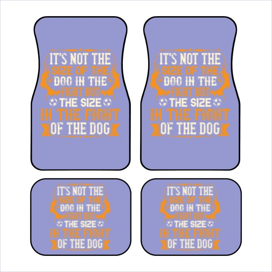 Discover It's not the size of the dog in the fight but the Car Mats