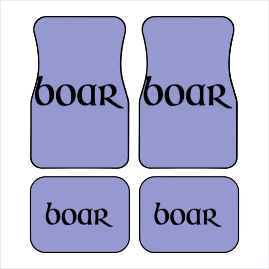 Discover Boar Car Mats