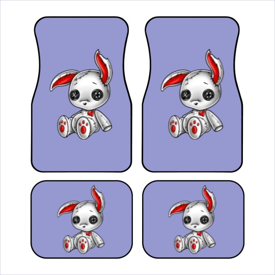 Discover Goth Bunny Cute Gothic White Bunny Car Mats