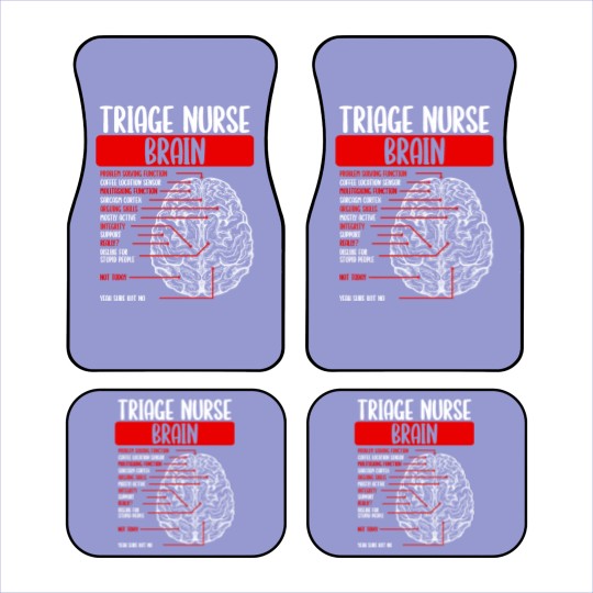 Discover Triage Nursing Badge Reel Funny Triage Nurse Car Mats