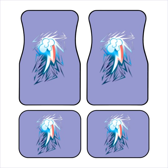 Discover Shards of Rainbow Dash's Cutiemark Car Mats
