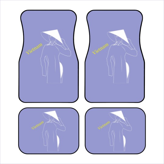 Discover Unisex Ao Dai Uniform Car Mats