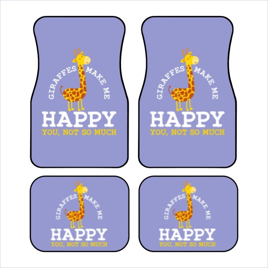 Discover Giraffe  Zookeeper  Safari Zoo Lover Funny Gift Plus Size Car Mats
