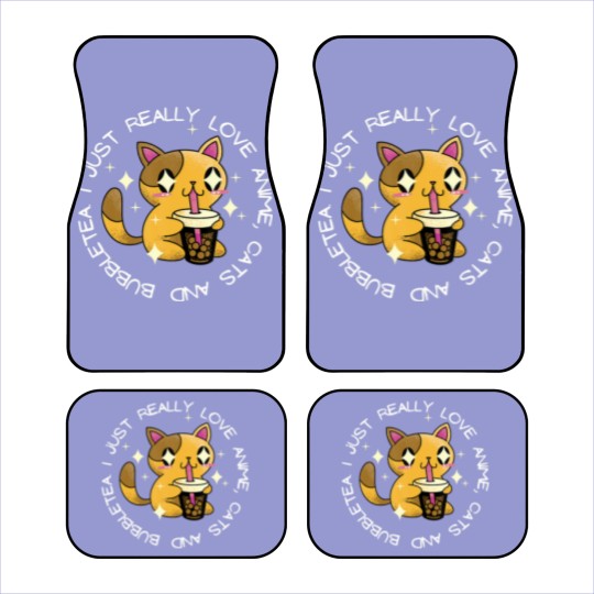 Discover Love Anime, Cats Car Mats