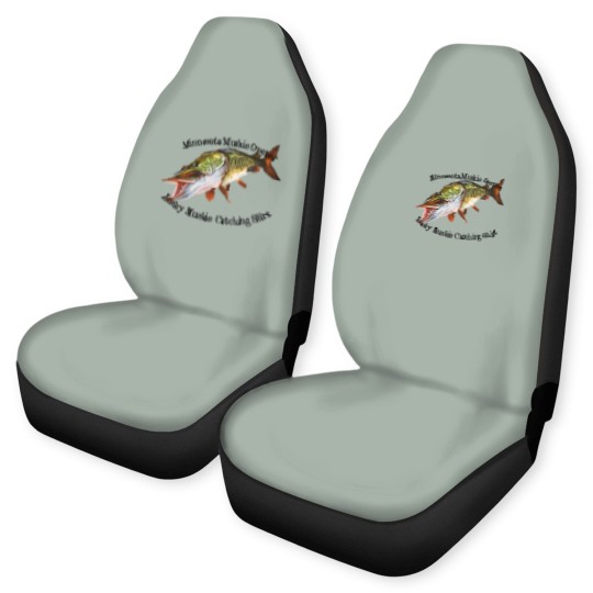 Discover Minnesota Muskie Fishing Opener Car Seat Covers