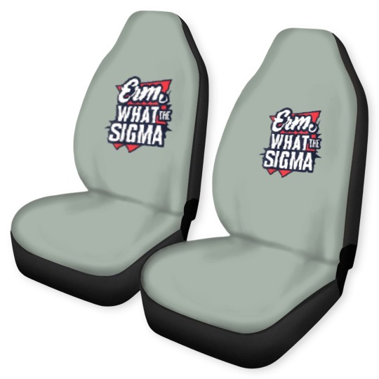 Discover wos erm, what the sigma funny meme Car Seat Covers