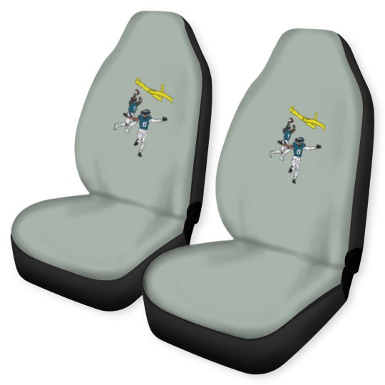 Discover AJ Brown and DeVonta Smith Dunk Celebration Active(1) Car Seat Covers