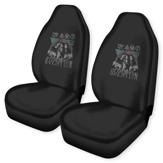 Discover LE.D ZE.PP.ELIN Rock n' Roll Car Seat Covers, Rock n' Roll Car Seat Covers, Old School Rock Car Seat Covers