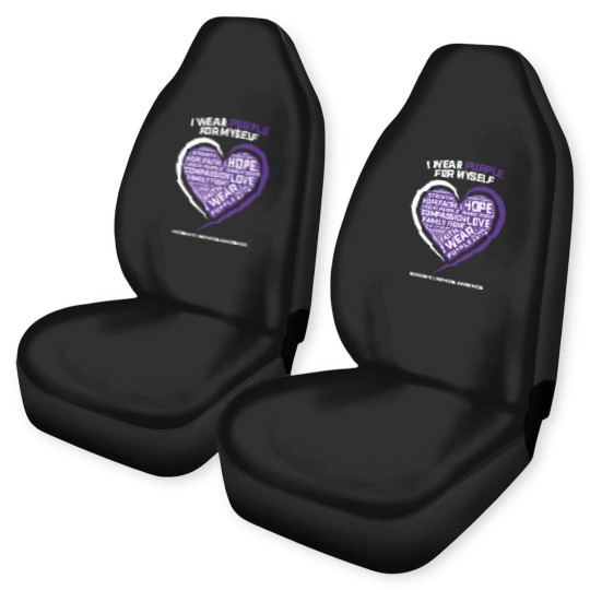 Discover Hodgkin'S Disease Purple Hodgkins Lymphoma Cancer Car Seat Covers