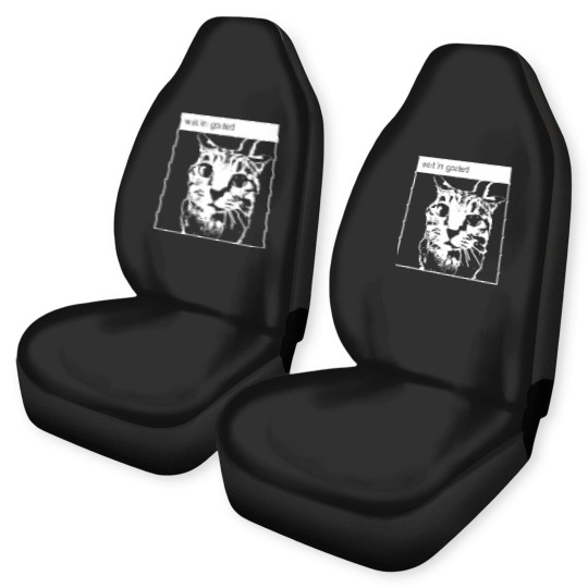 Discover wait i'm goated funny meme t Car Seat Covers