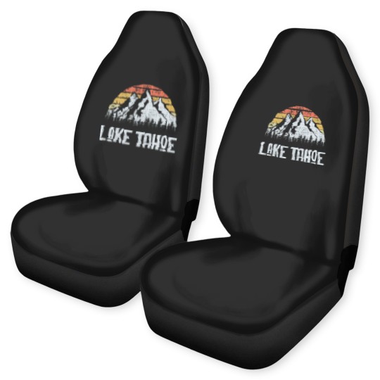 Discover Vintage Retro Lake Tahoe Car Seat Covers