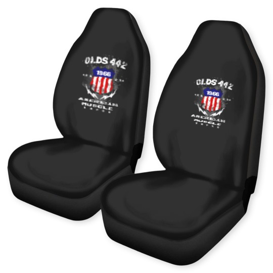 Discover 1966 Olds 442 American Muscle v3 Car Seat Covers