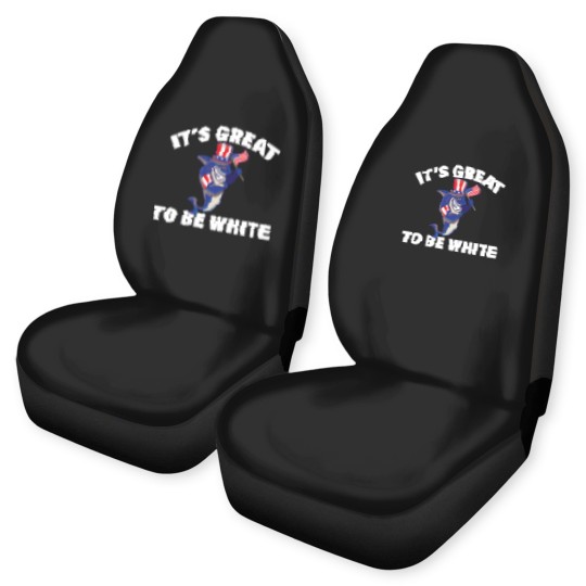 Discover Its Great To Be White Shark Funny Sharks Gift - Its Great To Be White Shark - Car Seat Covers