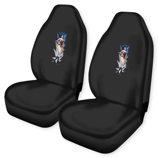 Discover Wonder Woman & Sword Car Seat Covers