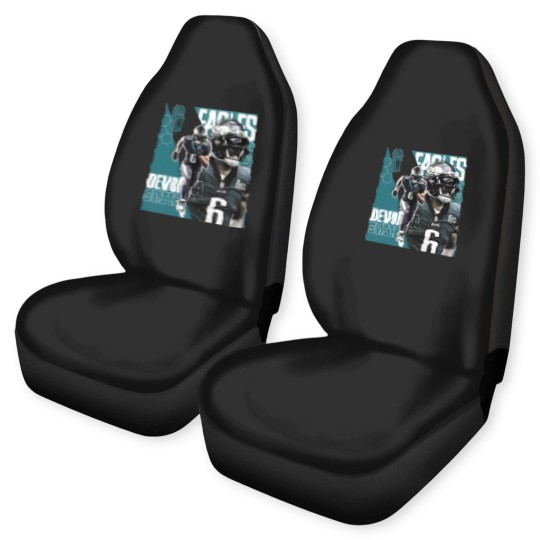 Discover DeVonta Smith Football DesignEagles Car Seat Covers