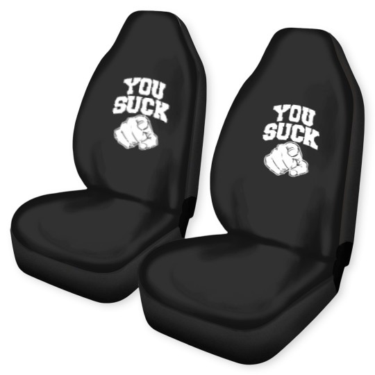 Discover you suck Car Seat Covers