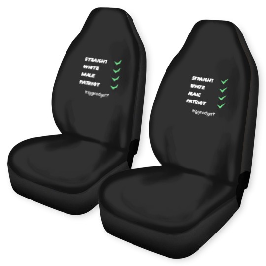 Discover Anti Woke - Funny Conservative Car Seat Covers