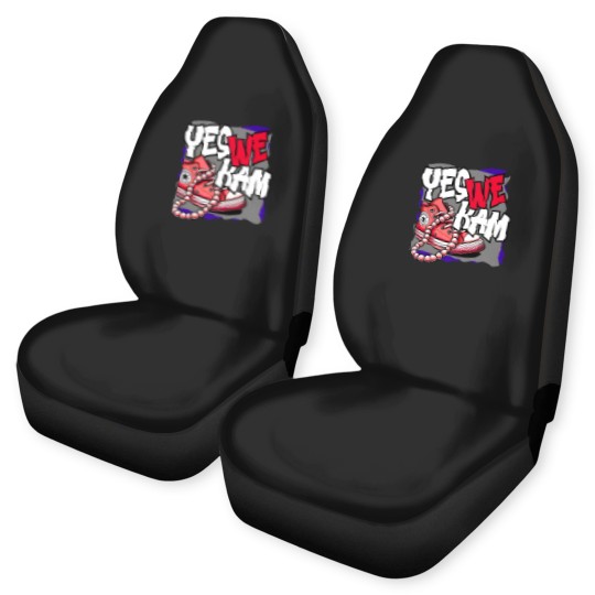 Discover Kamala Harris , Yes We Kam, red white and blue, Car Seat Covers