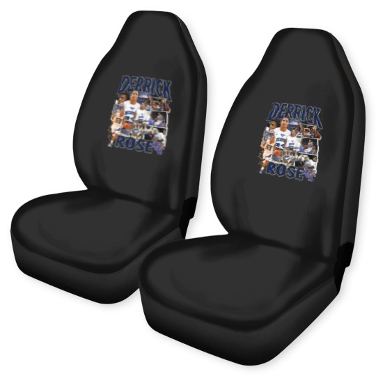 Discover Derrick Rose Car Seat Covers - Derrick Rose - Retro American Basketball Car Seat Covers