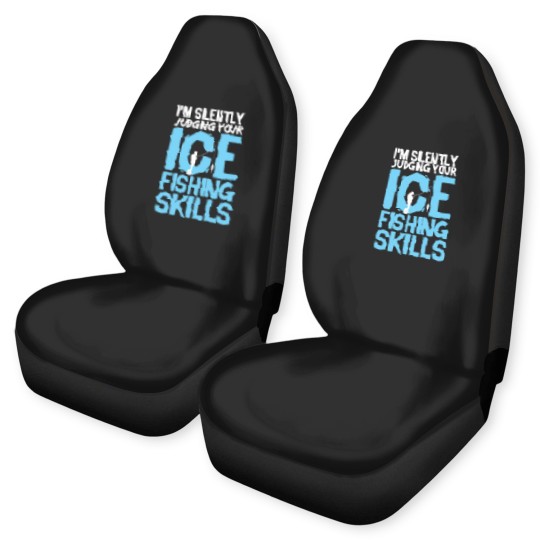 Discover Ice Fishing - Ice Fishing Gift - Car Seat Covers