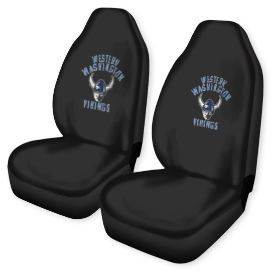 Discover western washington university vikings large Car Seat Covers