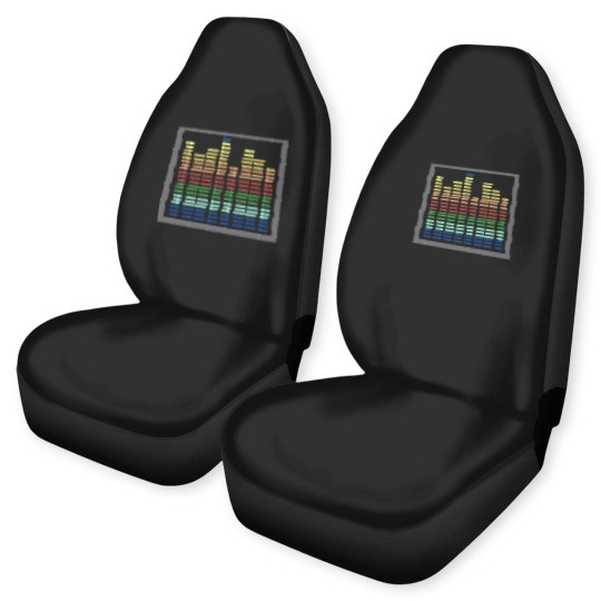 Discover Qualizer-El-Lit-Glowing-Sound-Activated-Gradient-Equalizer Car Seat Covers