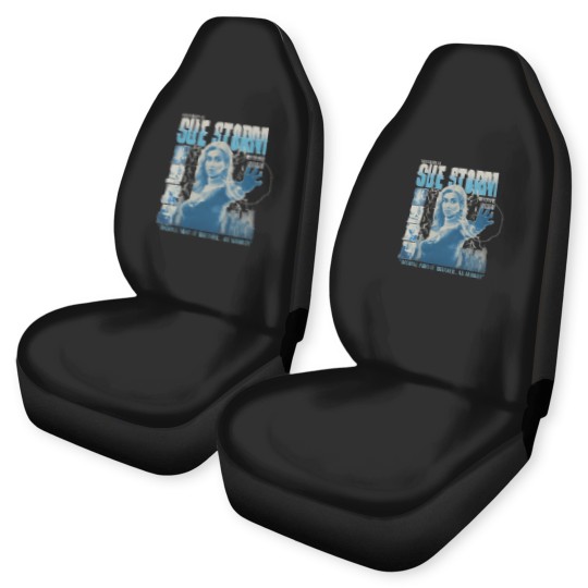 Discover Vintage Sue Storm File Invisible Woman Car Seat Covers, Fantastic Four First Steps Car Seat Covers