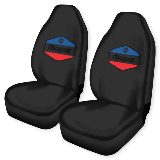 Discover Retro Muscle Power Badge Car Seat Covers