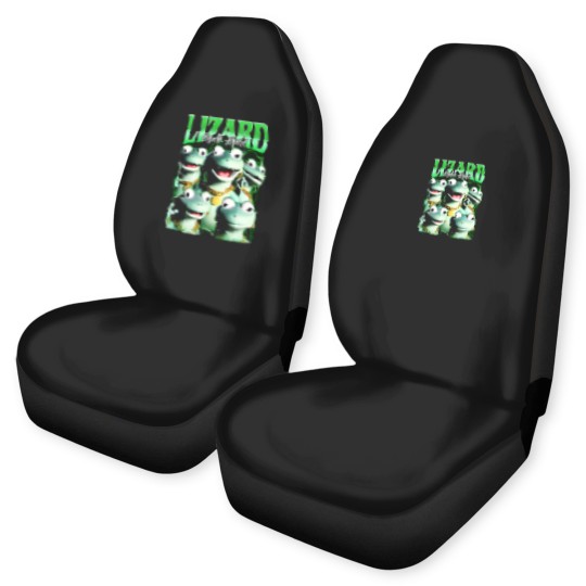 Discover lizard meme Car Seat Covers