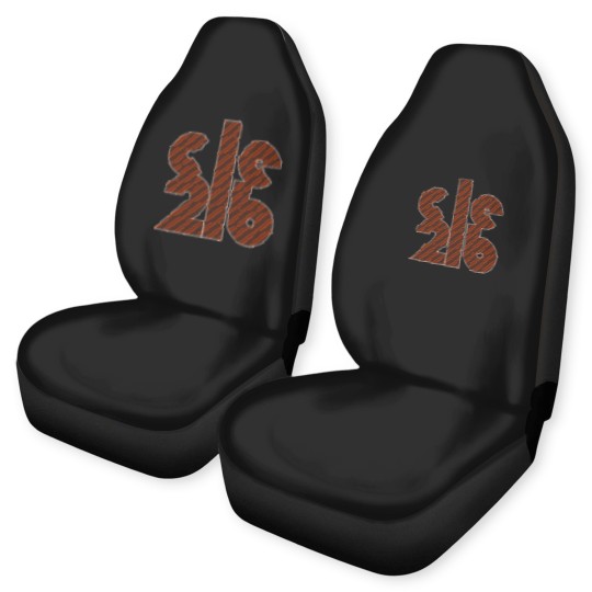 Discover Cleland - orange &amp_ brown Car Seat Covers