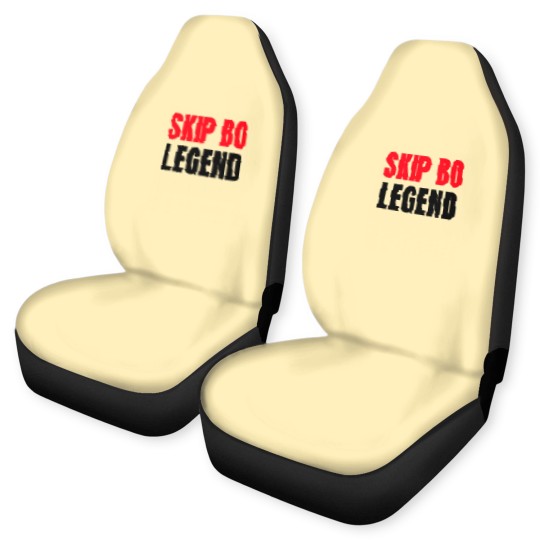 Discover Skip Bo Player Legend   Funny Skip Bo Car Seat Covers for Men Car Seat Covers