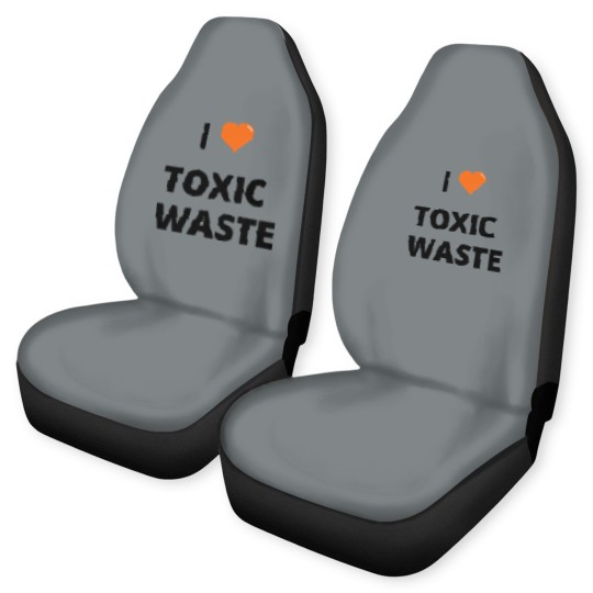 Discover i heart toxic wast Car Seat Covers
