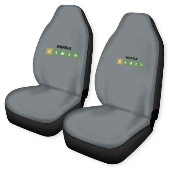 Discover Funny Wordle Style Joke. Wordle Gamer Car Seat Covers