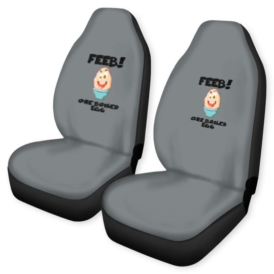 Discover Feeb...One Boiled Egg - Egg - Car Seat Covers