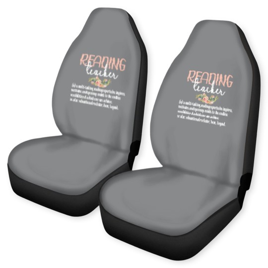Discover Reading Teacher Definition Book Reading Specialist Car Seat Covers