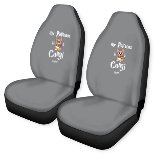 Discover My Patronus Is A Corgi Funny Corgi Novelty Cute C Car Seat Covers