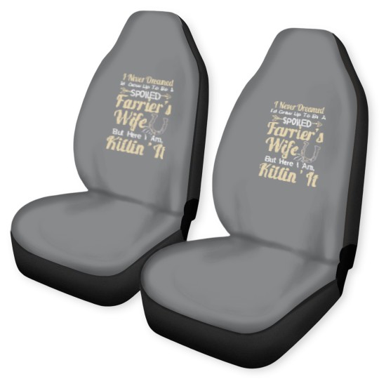 Discover Spoiled Farrier'S Wife Gift Car Seat Covers Car Seat Covers