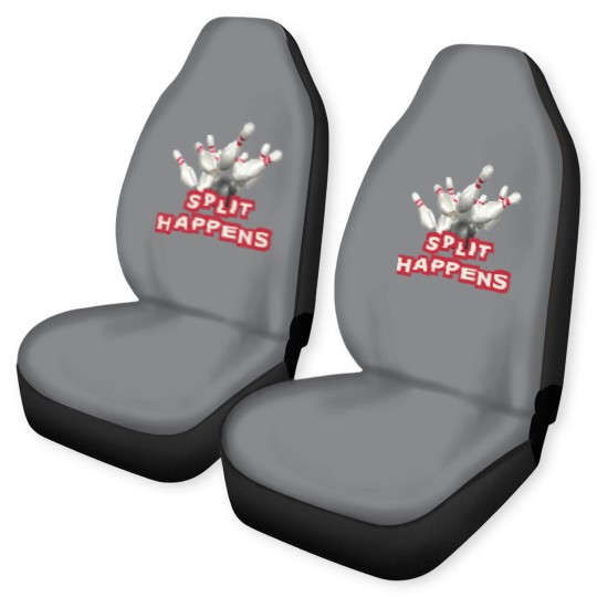 Discover Bowling Split Happens Car Seat Covers