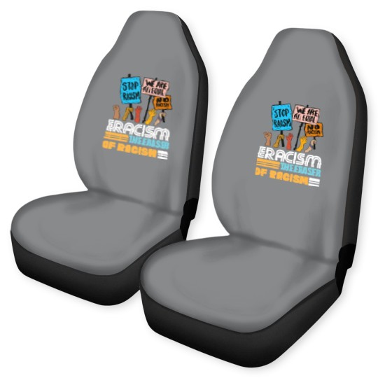 Discover Eracism the Eraser of Racism Black lives matter Car Seat Covers
