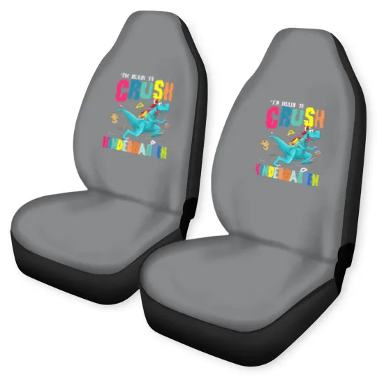 Discover I'm Ready To Crush Kindergarten Dinosaur Back To School Car Seat Covers
